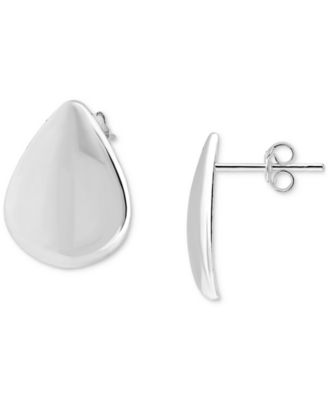 Tear-Shape Drop Earrings in Sterling Silver or 18k Gold Over Sterling Silver