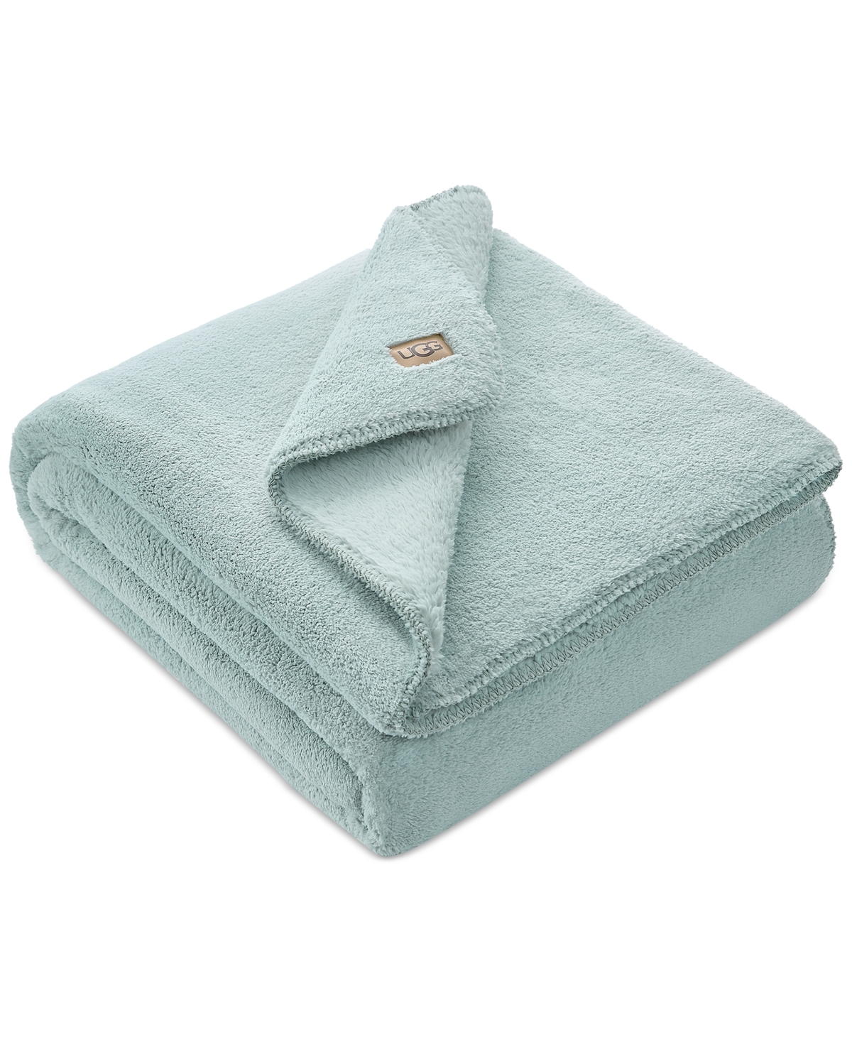 Ugg Saige Plush Throw, 50" X 70" In Sky Grey