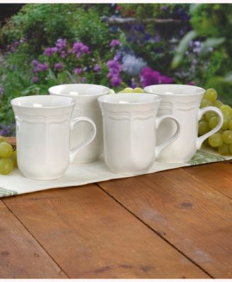 French Countryside Mugs, Set of 4