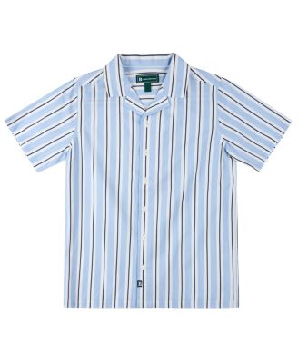 Big Boys Striped Camp Shirt