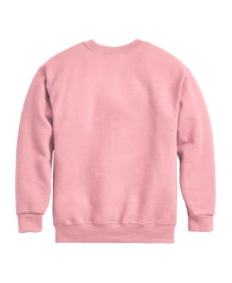 Big Girls Lucky Vibes Graphic Crew Fleece T-Shirt