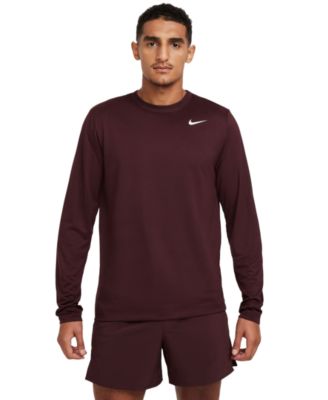 Nike - Men's Relaxed-Fit Long-Sleeve Fitness T-Shirt