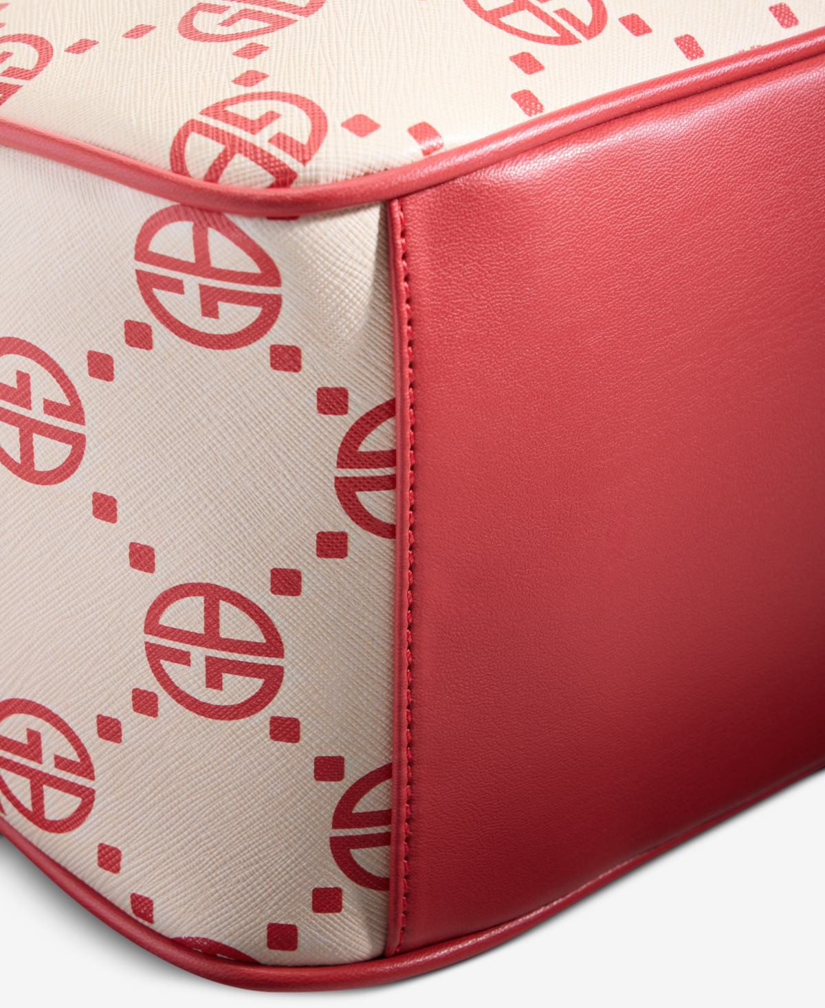 GIANI BERNINI MONOGRAM SIGNATURE DIP SMALL SATCHEL, EXCLUSIVELY AT MACY'S 