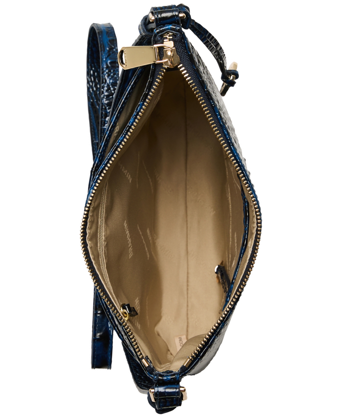 Brahmin Katie Leather Crossbody In Anchor