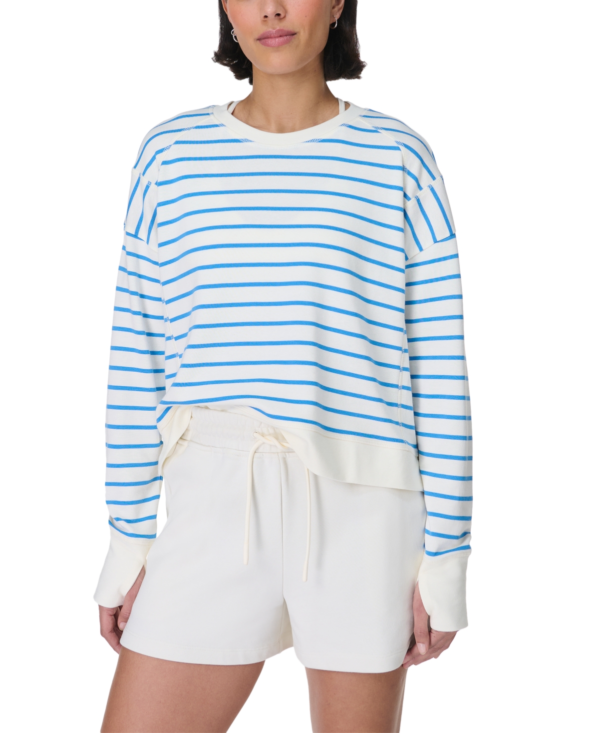 SWEATY BETTY WOMEN'S AFTER CLASS CROPPED SWEATSHIRT 