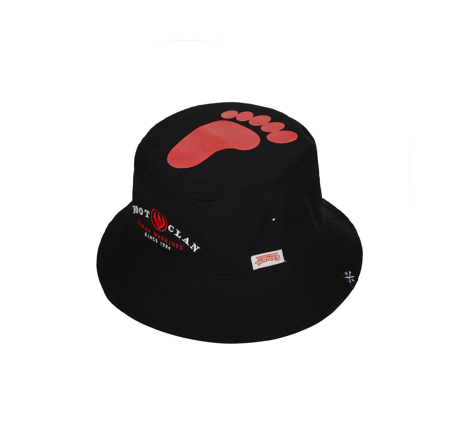 Men's Foot Clan Black Bucket Hat