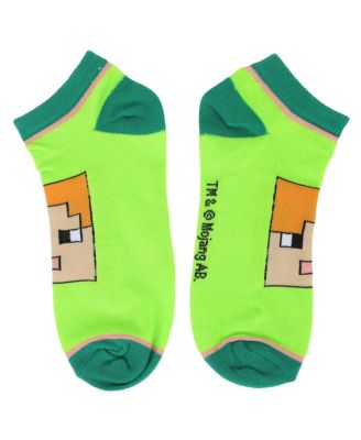Women's Character Heads 5-Pair Ankle Socks