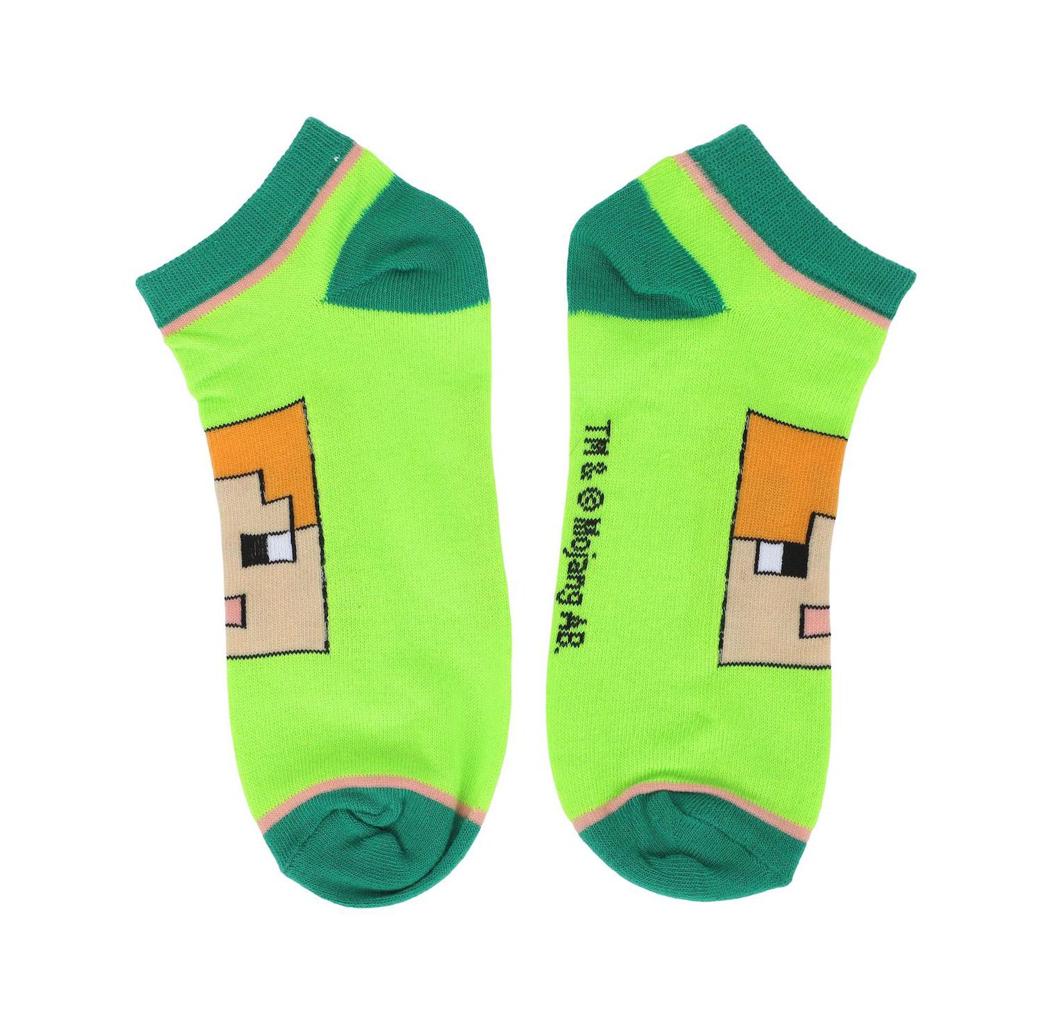 Women's Character Heads 5-Pair Ankle Socks
