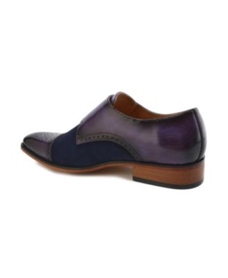 Men's Double Monk Strap Two-Tone Loafer