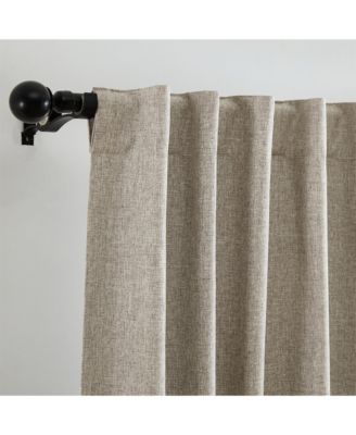 Solace Solid Max-Blackout Window Curtain Panel