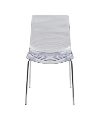 Astor Water Ripple Design Dining Chair Set of 2