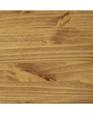 28-Bottle Freestanding Wine Rack - Solid Pine - Gray - 34.5"