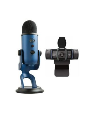 Yeti USB Microphone with C920S Pro HD Webcam