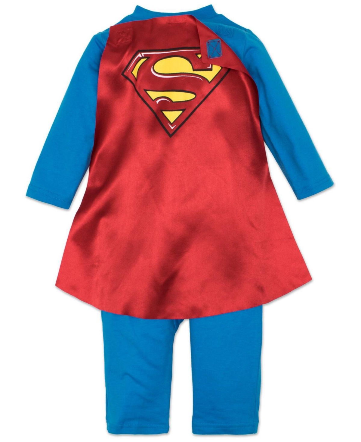 Dc Comics Justice League Zip Up Costume Coverall and Cape