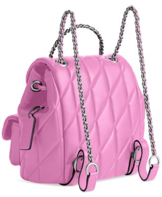 Quilted Tabby Small Leather Backpack 