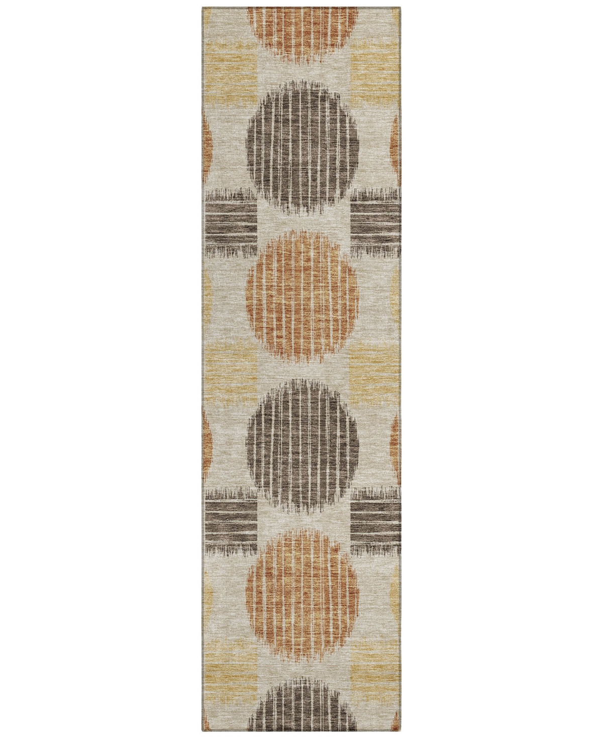 Addison Chantille Acn900 2'3"x7'6" Runner Area Rug In Tan