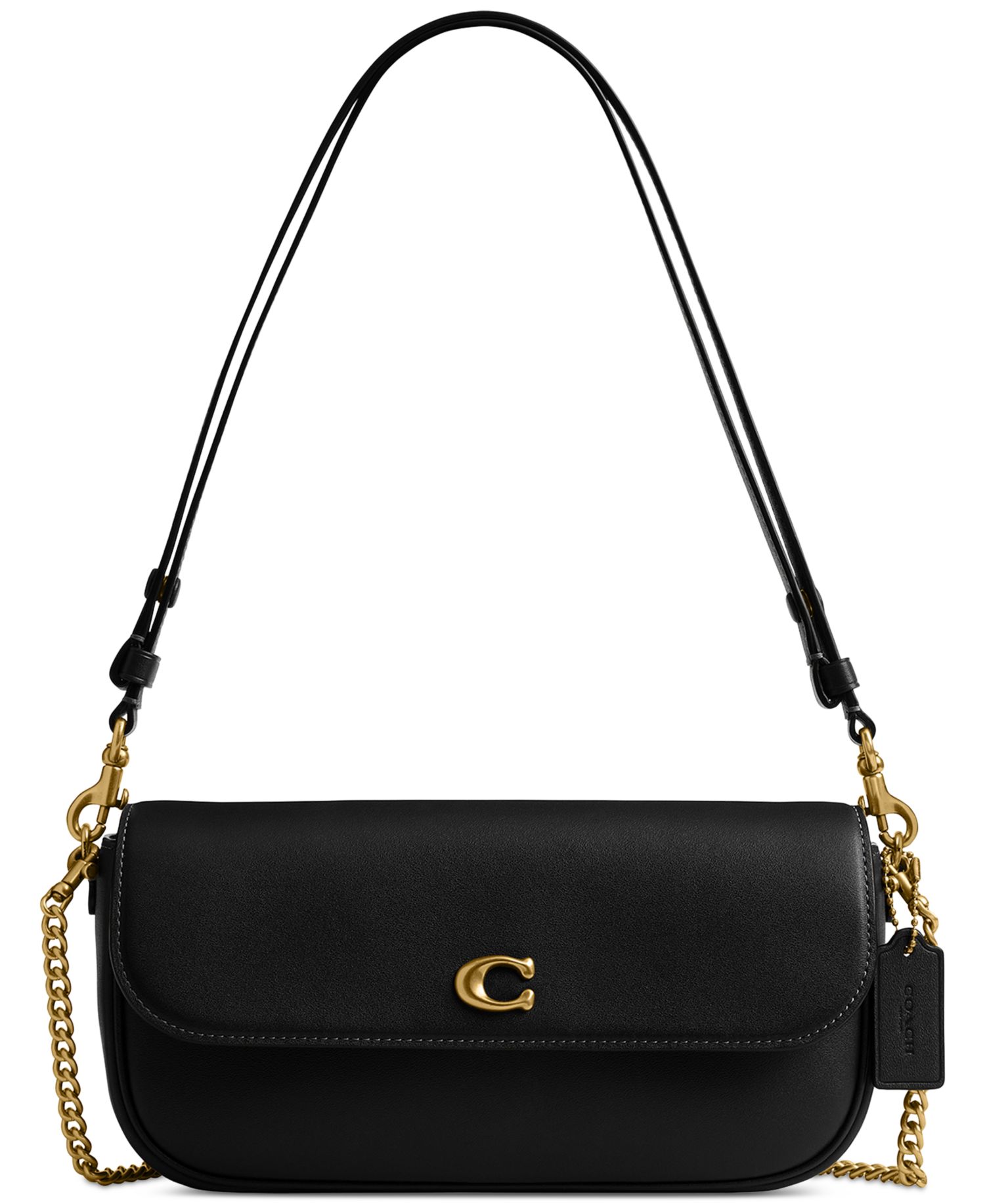 Brook Small Leather Flap Slim Shoulder Bag