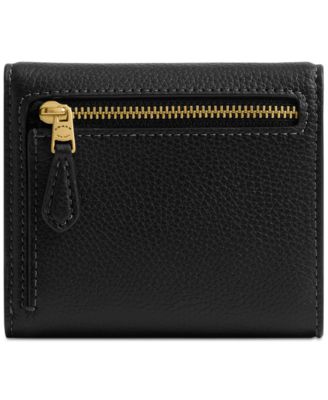 ★Coach★ Mila Small Flap Wallet CAT56 B4XHG Mila Small Flap Wallet In Signature Canvas