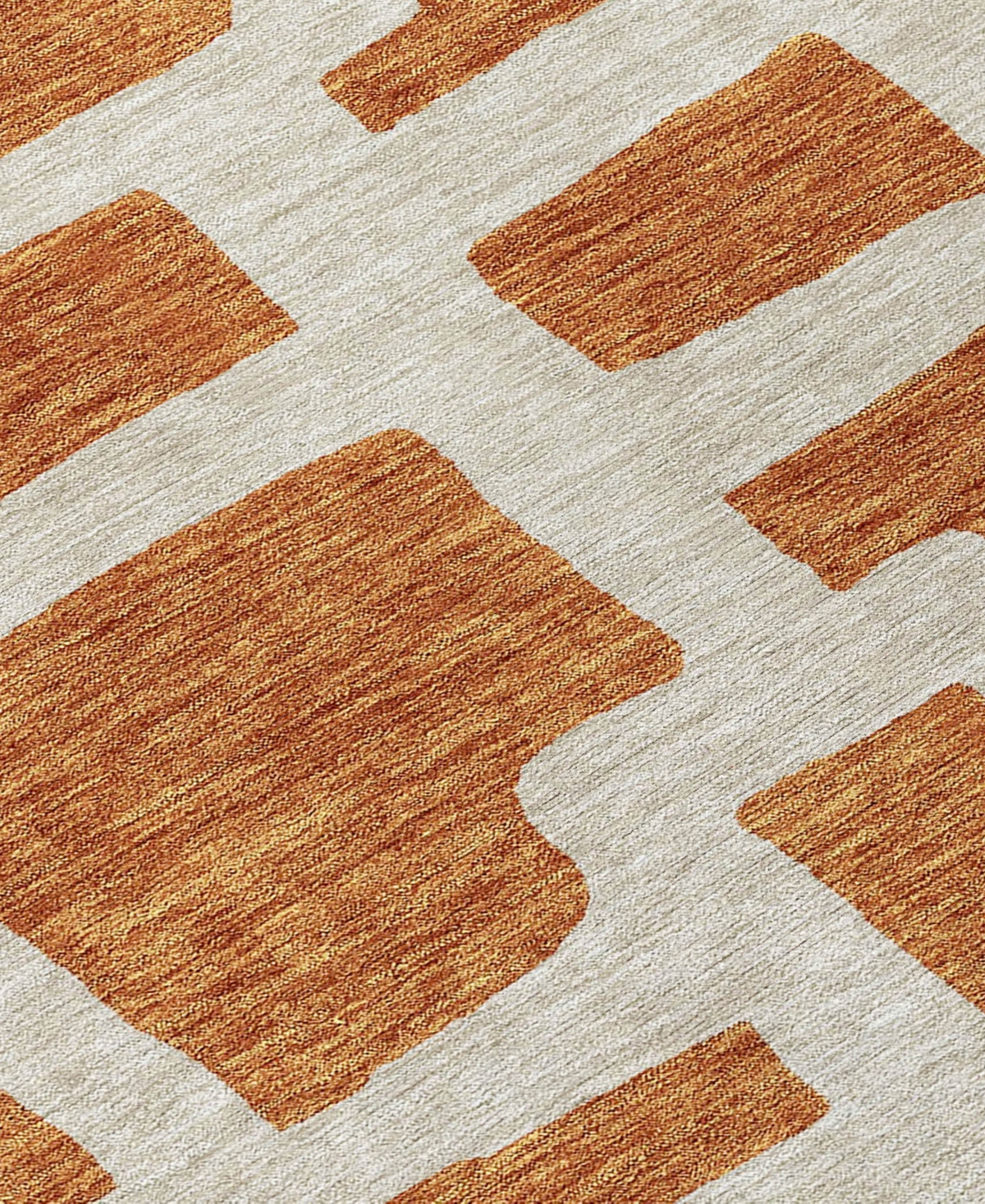 Addison Chantille Acn903 5'x7'6" Area Rug In Terracotta