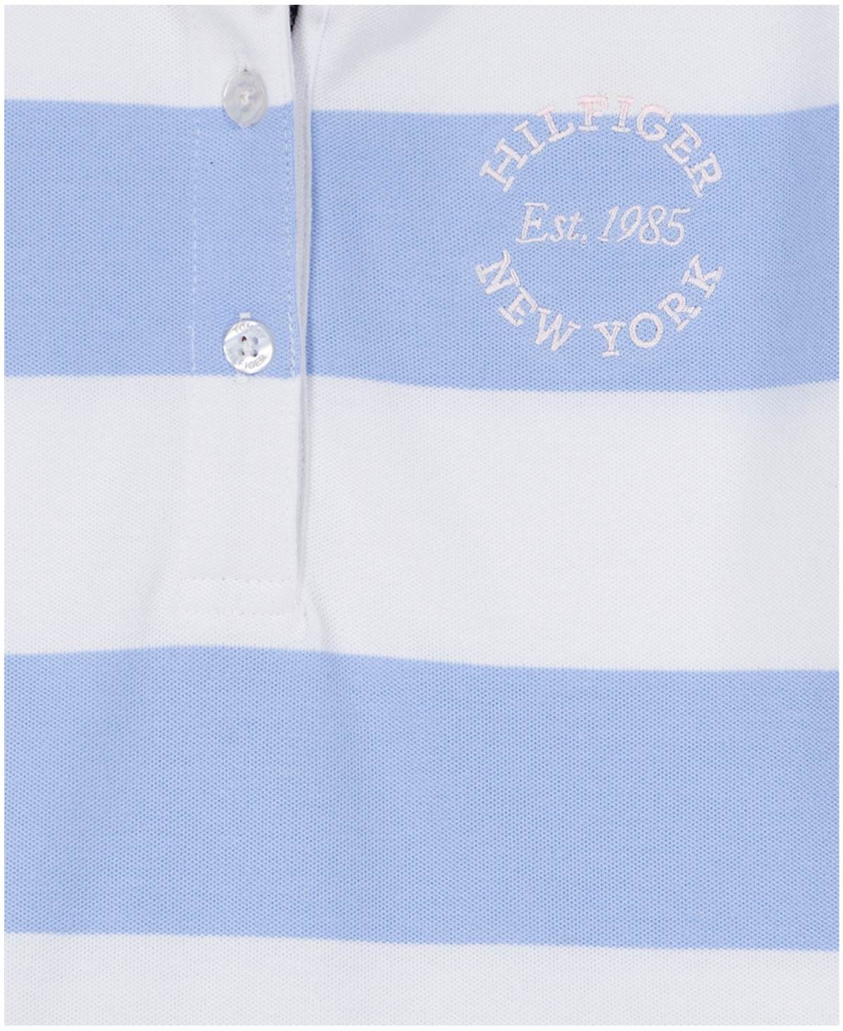 Tommy Hilfiger Big Girls Rugby Stripe Short Sleeve Dress In Windsurfer