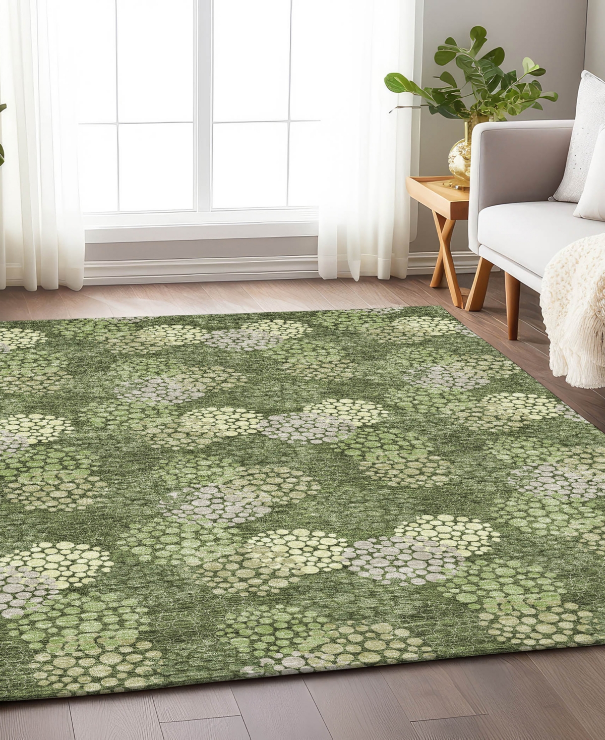 Addison Chantille Acn908 8'x10' Area Rug In Olive