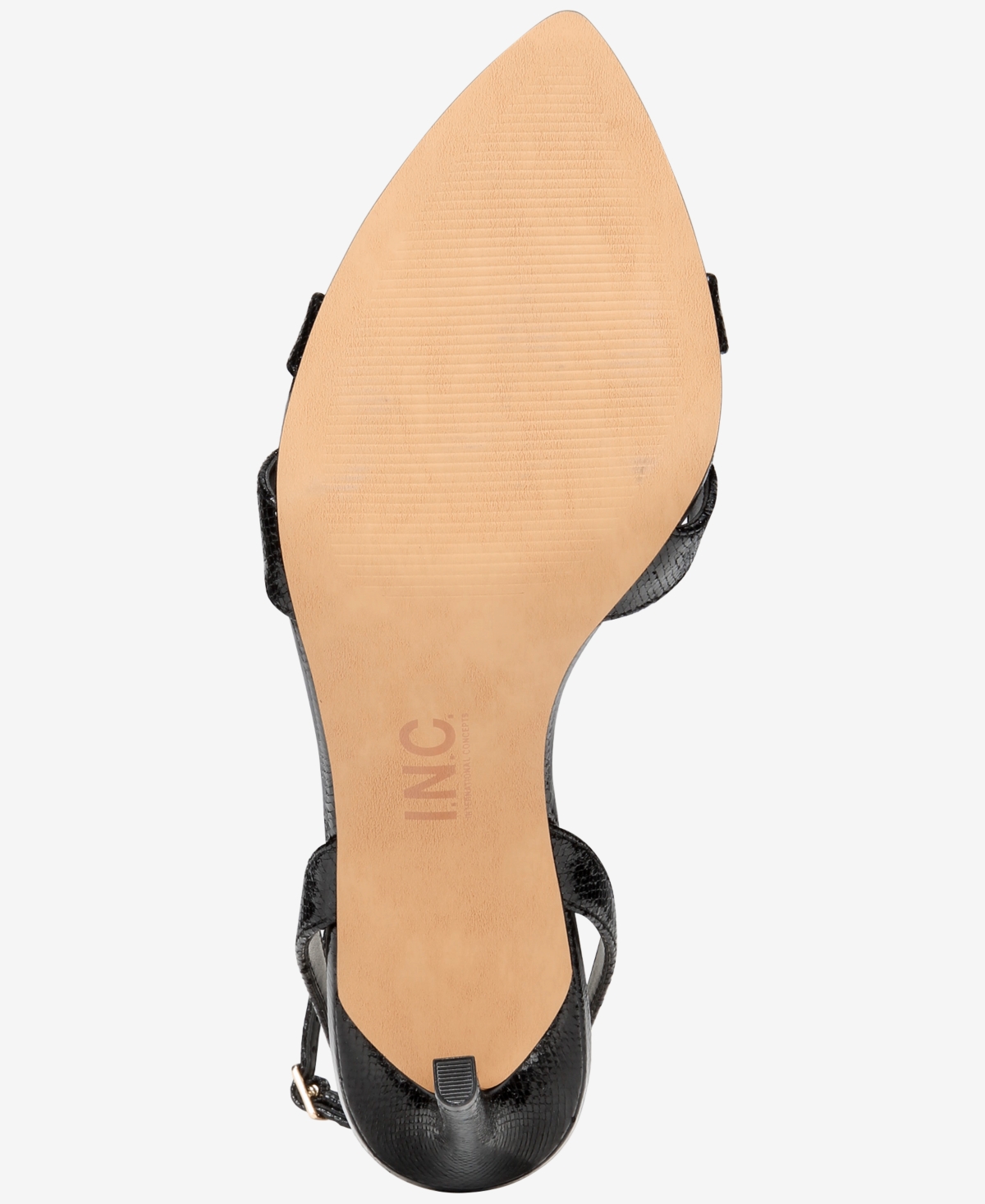 Inc International Concepts Women's Aelizia Dress Sandals, Exclusively At Macy's In Black Smooth