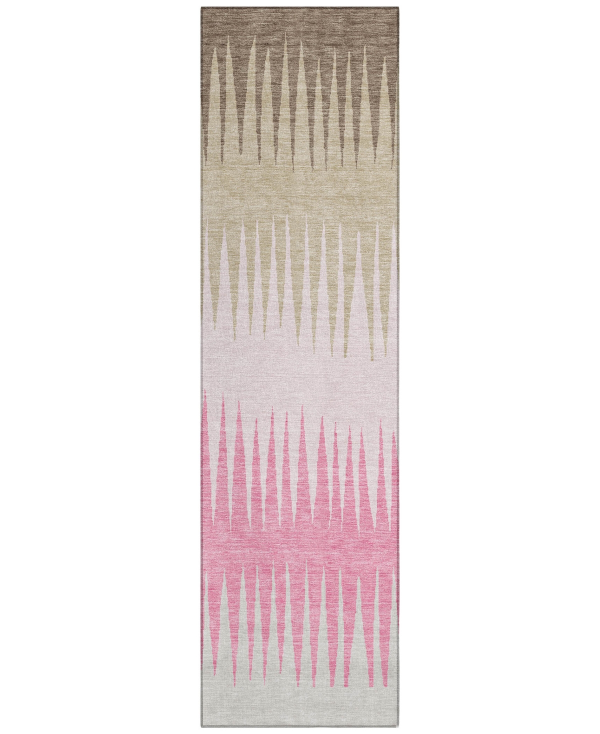 Addison Chantille Acn886 2'3"x7'6" Runner Area Rug In Pink