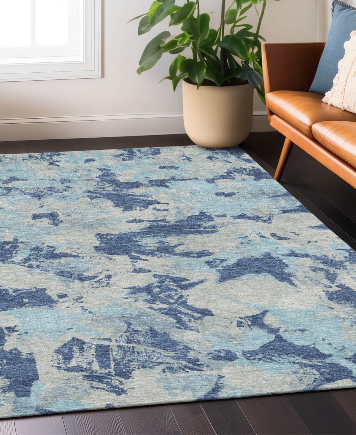 Addison Chantille Acn885 9'x12' Area Rug In Navy