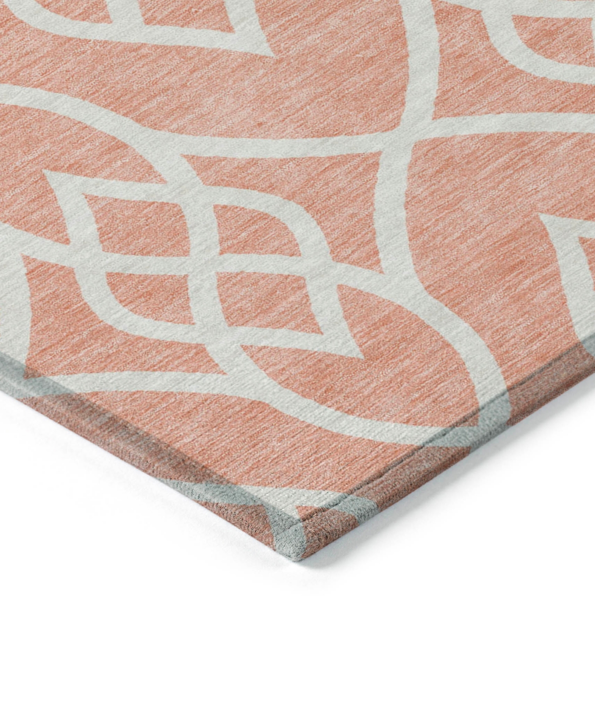 Addison Chantille Acn884 5'x7'6 Area Rug In Salmon