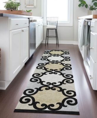 Chantille Machine Washable ACN883 2'3"x7'6" Runner Area Rug