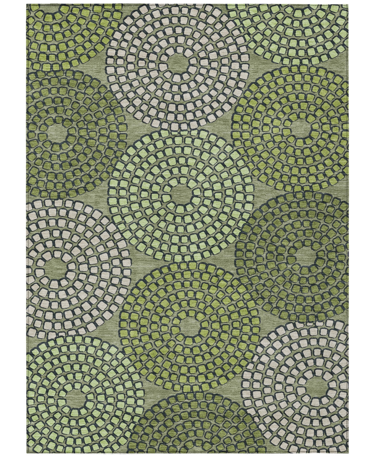 Addison Chantille Acn882 5'x7'6 Area Rug In Olive