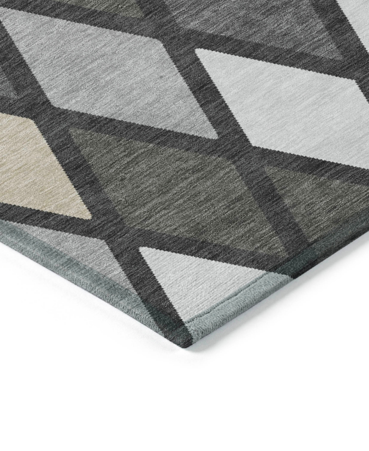 Addison Chantille Acn887 9'x12' Area Rug In Gray