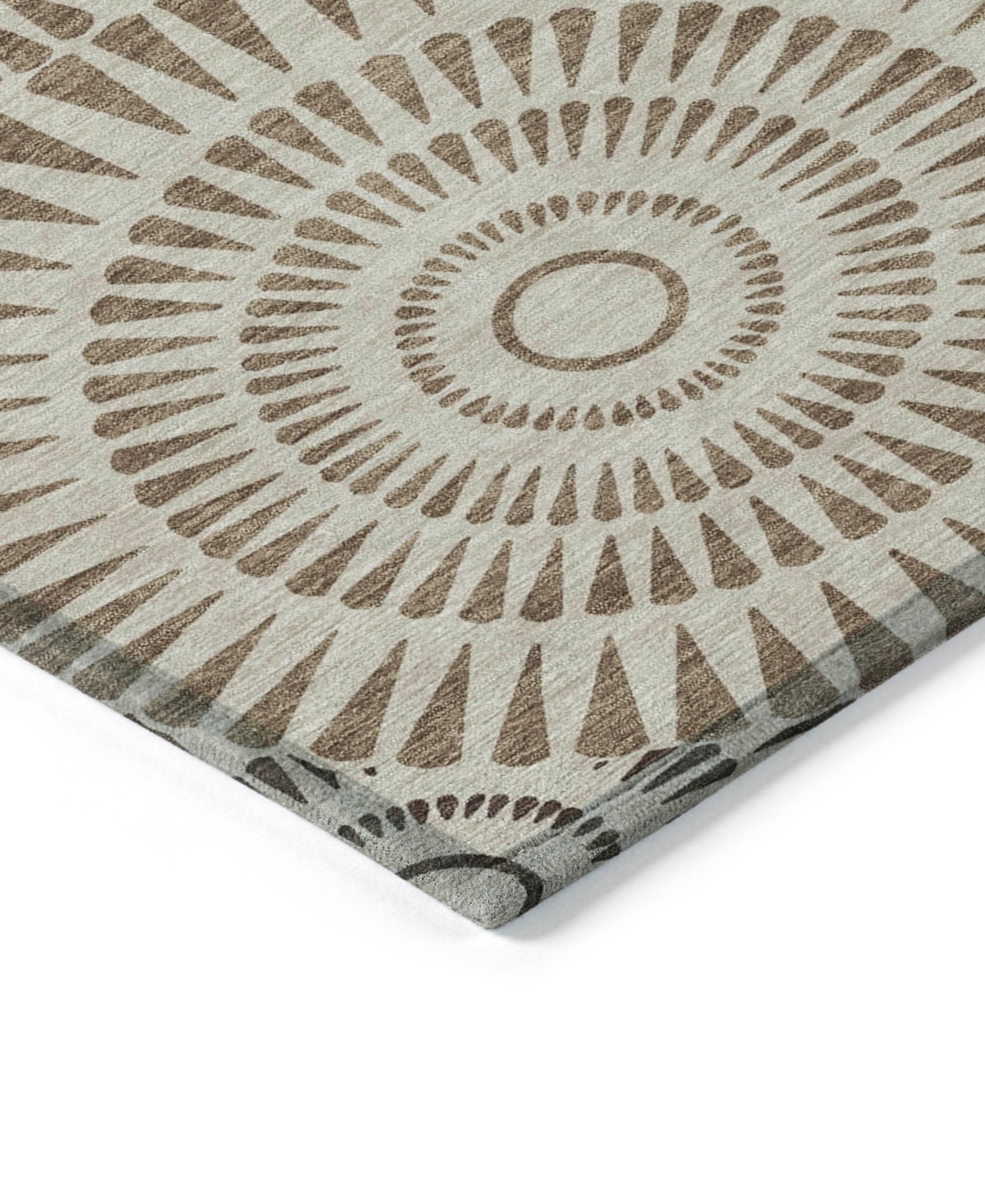 Addison Chantille Acn877 5'x7'6 Area Rug In Brown
