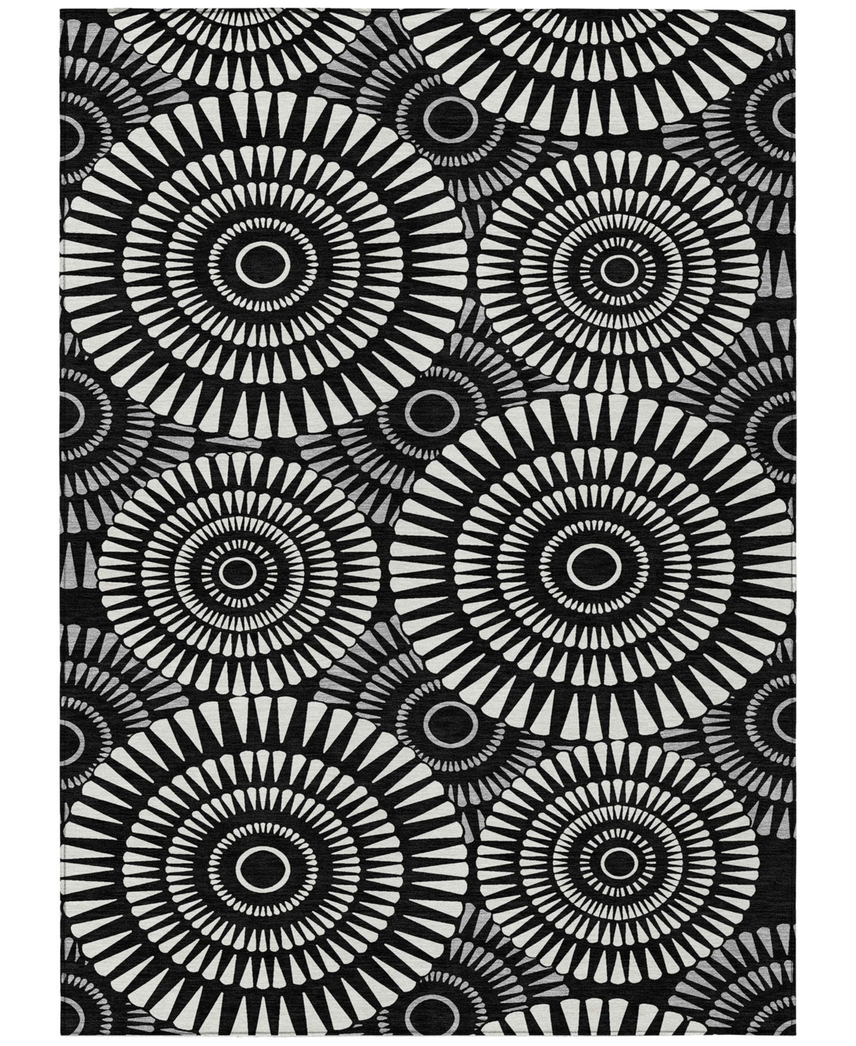 Addison Chantille Acn877 3'x5' Area Rug In Black