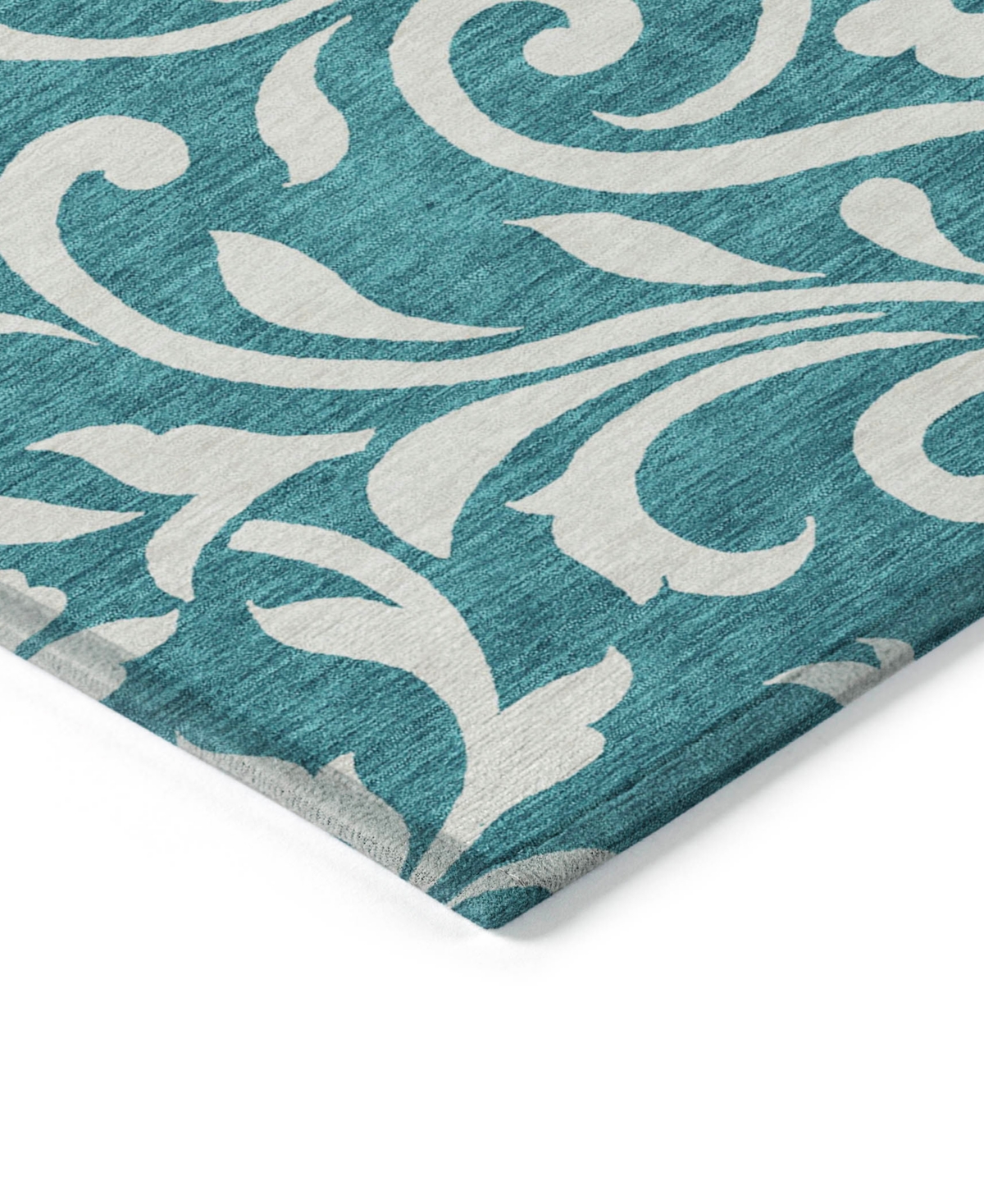 Shop Addison Chantille Machine Washable Acn875 8'x10' Area Rug In Teal