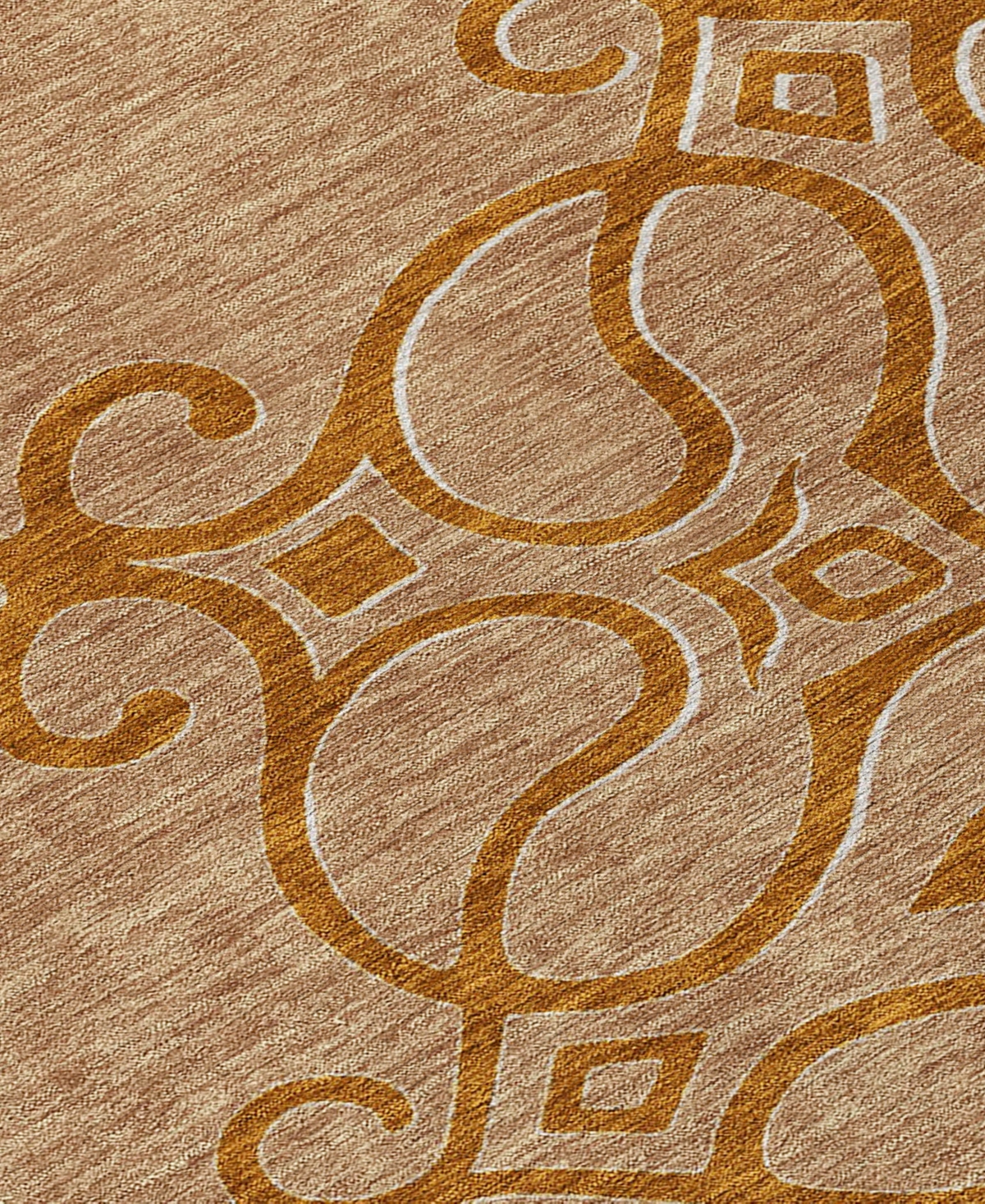 Addison Chantille Acn874 2'3"x7'6" Runner Area Rug In Terracotta
