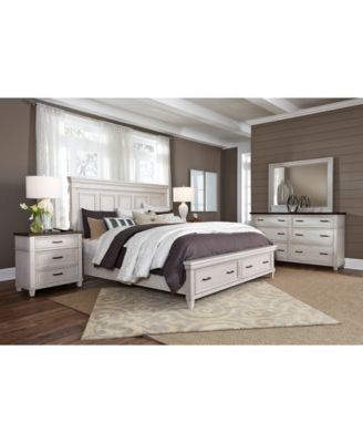 Dawnwood 3-Pc. Queen Storage Set (Bed, Dresser & 2-Drawer Nightstand)
