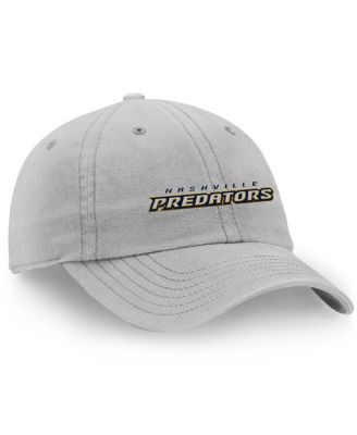 Men's Gray Nashville Predators Wordmark Core Fundamental Adjustable Hat