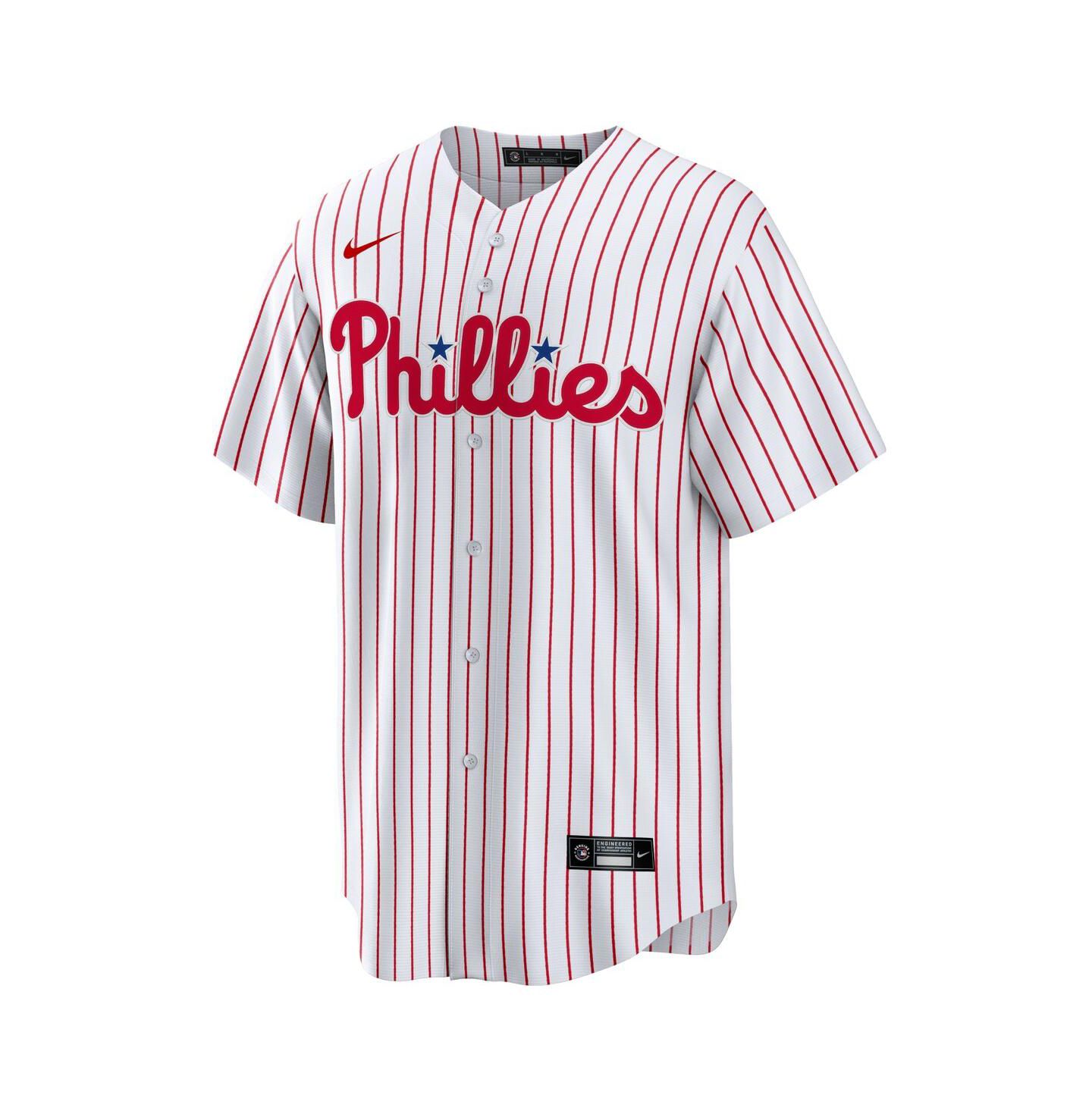 Мужской топ Nike JT Realmuto White Philadelphia Phillies Home Replica Player Name Jersey — фото 4