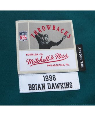 Men's Brian Dawkins Midnight Green Philadelphia Eagles 1996 Legacy Replica Jersey