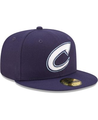 Men's Navy Columbus Clippers Authentic Collection 59FIFTY Fitted Hat