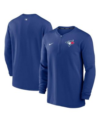 Nike - Men's Royal Toronto Blue Jays Authentic Collection Game Time Performance Quarter-Zip Top