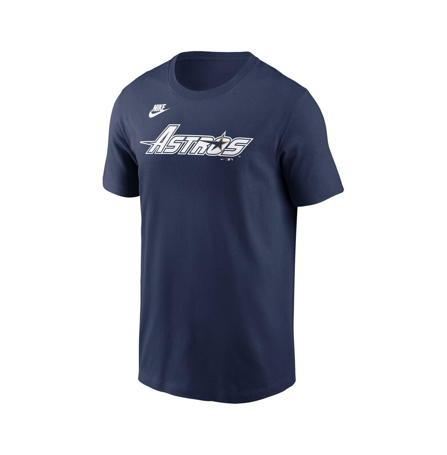Мужская футболка Nike Navy Houston Astros Cooperstown Wordmark — фото 2