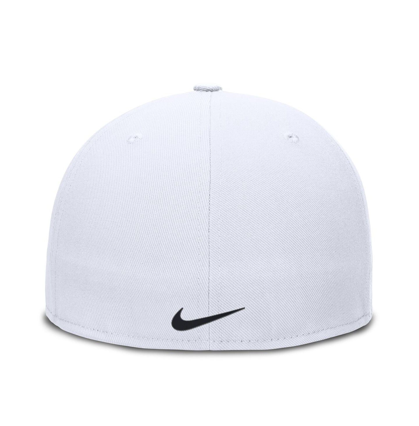 Мужская кепка Nike White New York Yankees True Performance Fitted Hat — фото 4