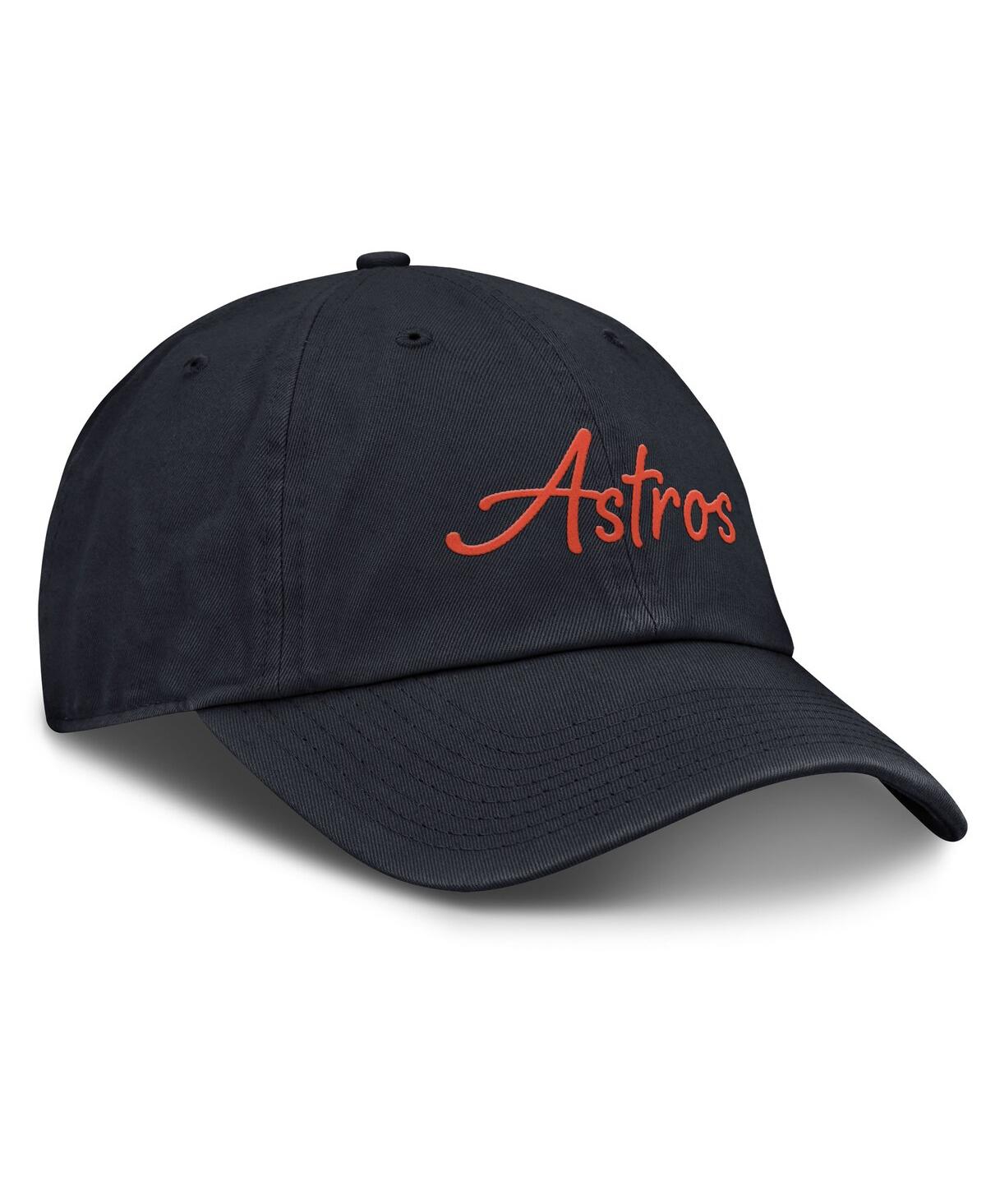 Nike Houston Astros Cooperstown Script  Women's Mlb Adjustable Hat In Navy