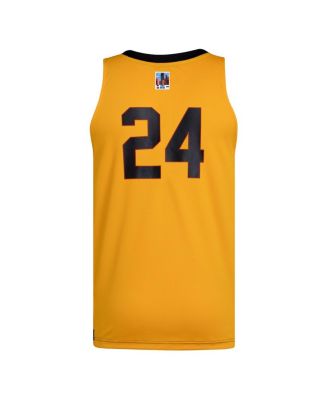 Men's 24 Black/Gold Louisville Cardinals Black History Month Basketball Jersey
