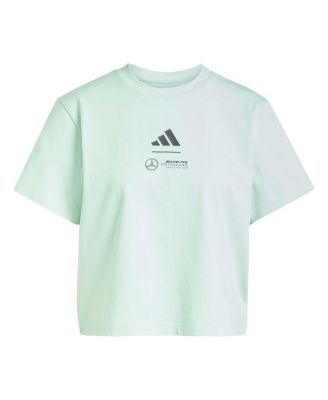 adidas - Women's Green Mercedes-AMG Petronas F1 Team Fan Wear Premium Cropped T-Shirt