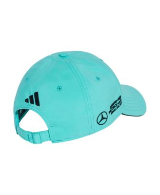 Men's White Mercedes-AMG Petronas F1 Team Driver Wear Adjustable Hat