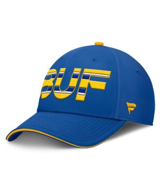 Men's Royal/Gold Buffalo Sabres Authentic Pro Rink Team Code Flex Hat
