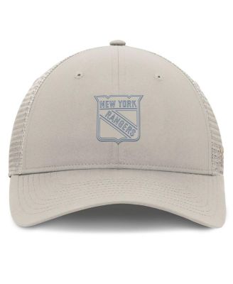 Women's Tan New York Rangers Authentic Pro Road Trucker Adjustable Hat